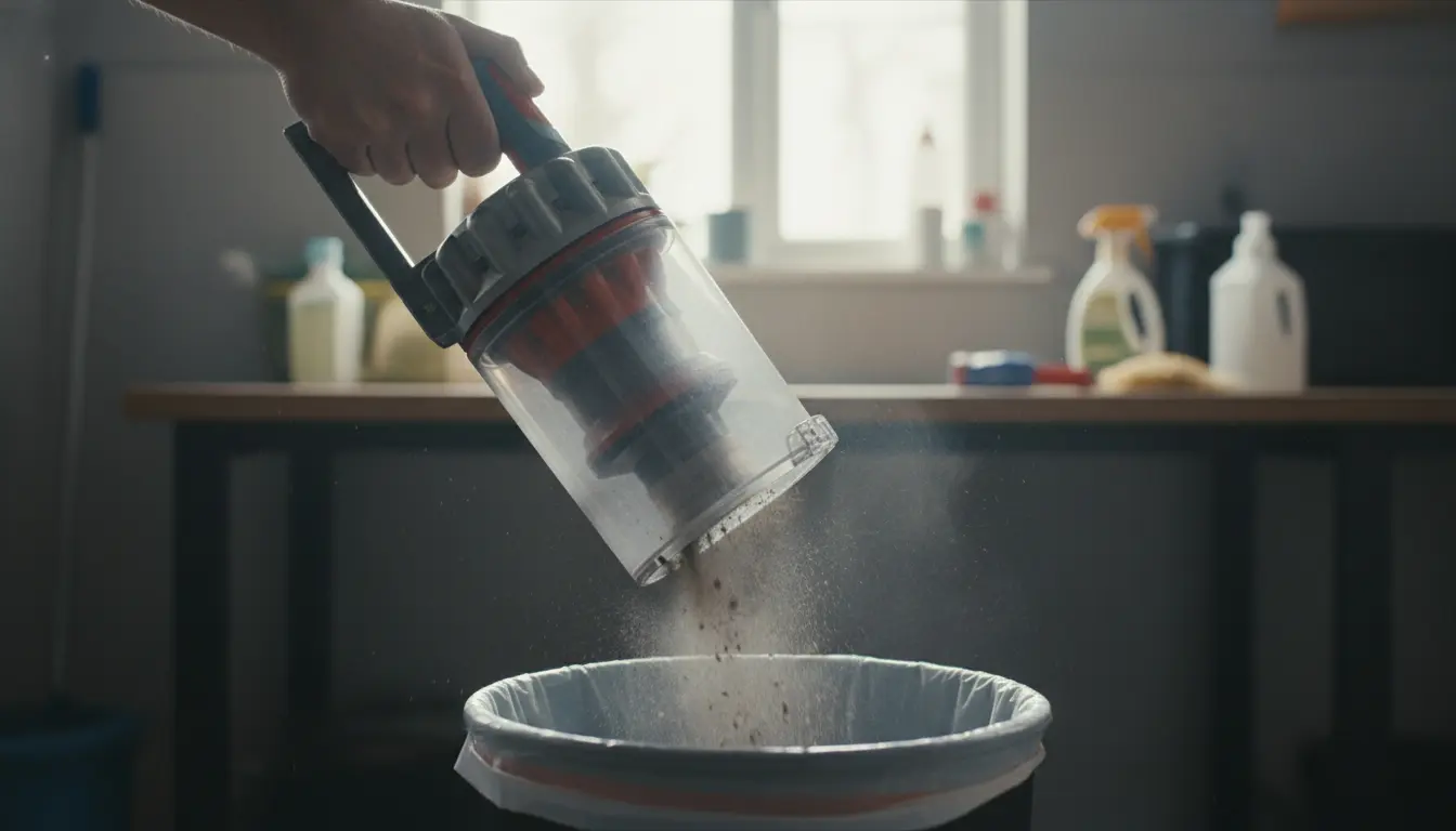 dyson stofzuiger legen