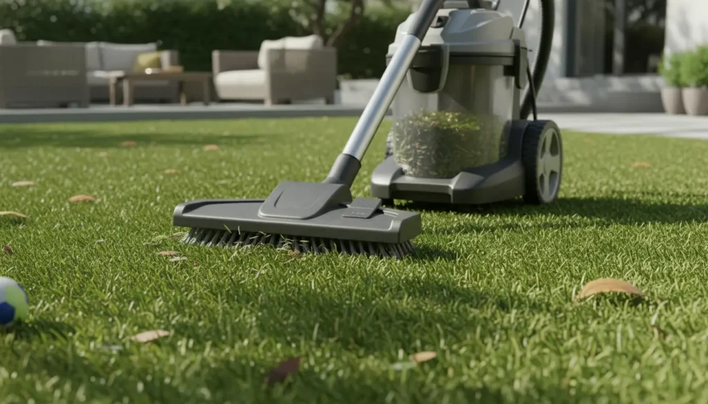 stofzuiger voor kunstgras