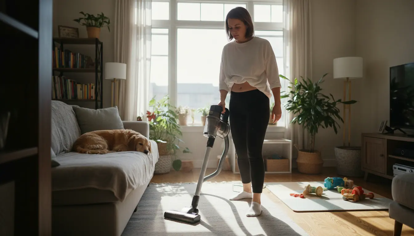 stofzuigen na keizersnede