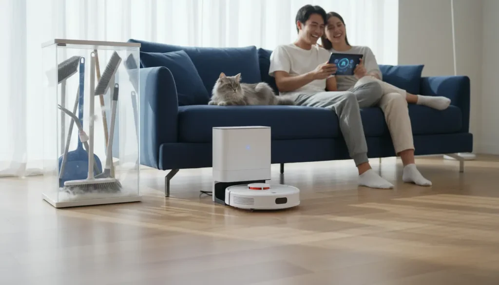 nooit meer stofzuigen