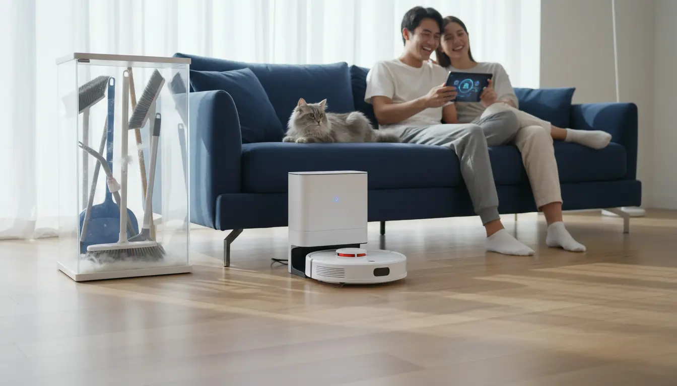 nooit meer stofzuigen