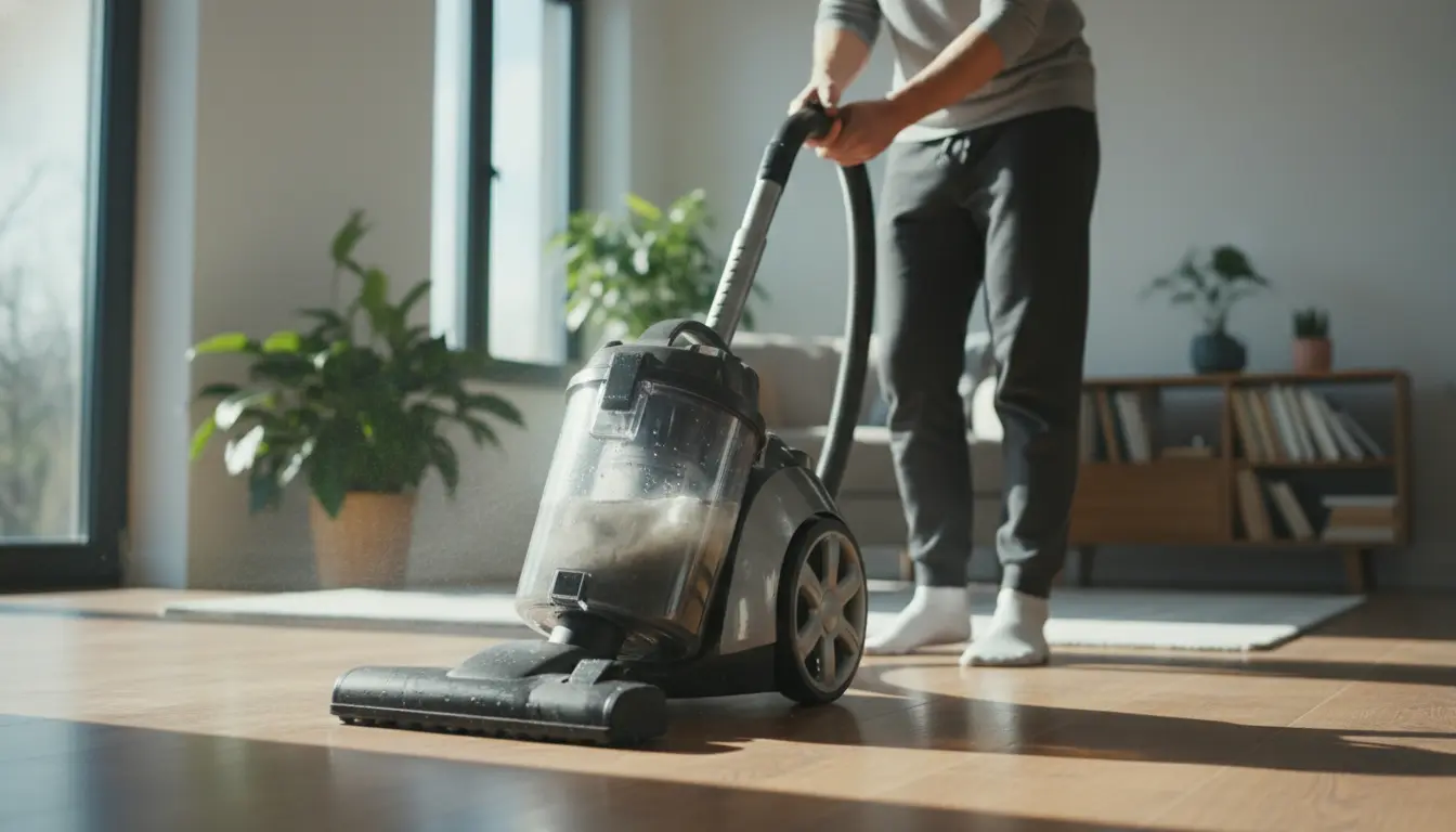 stofzuigen met water