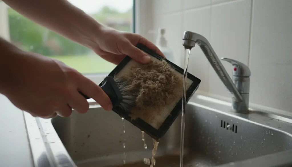 samsung hepa filter reinigen