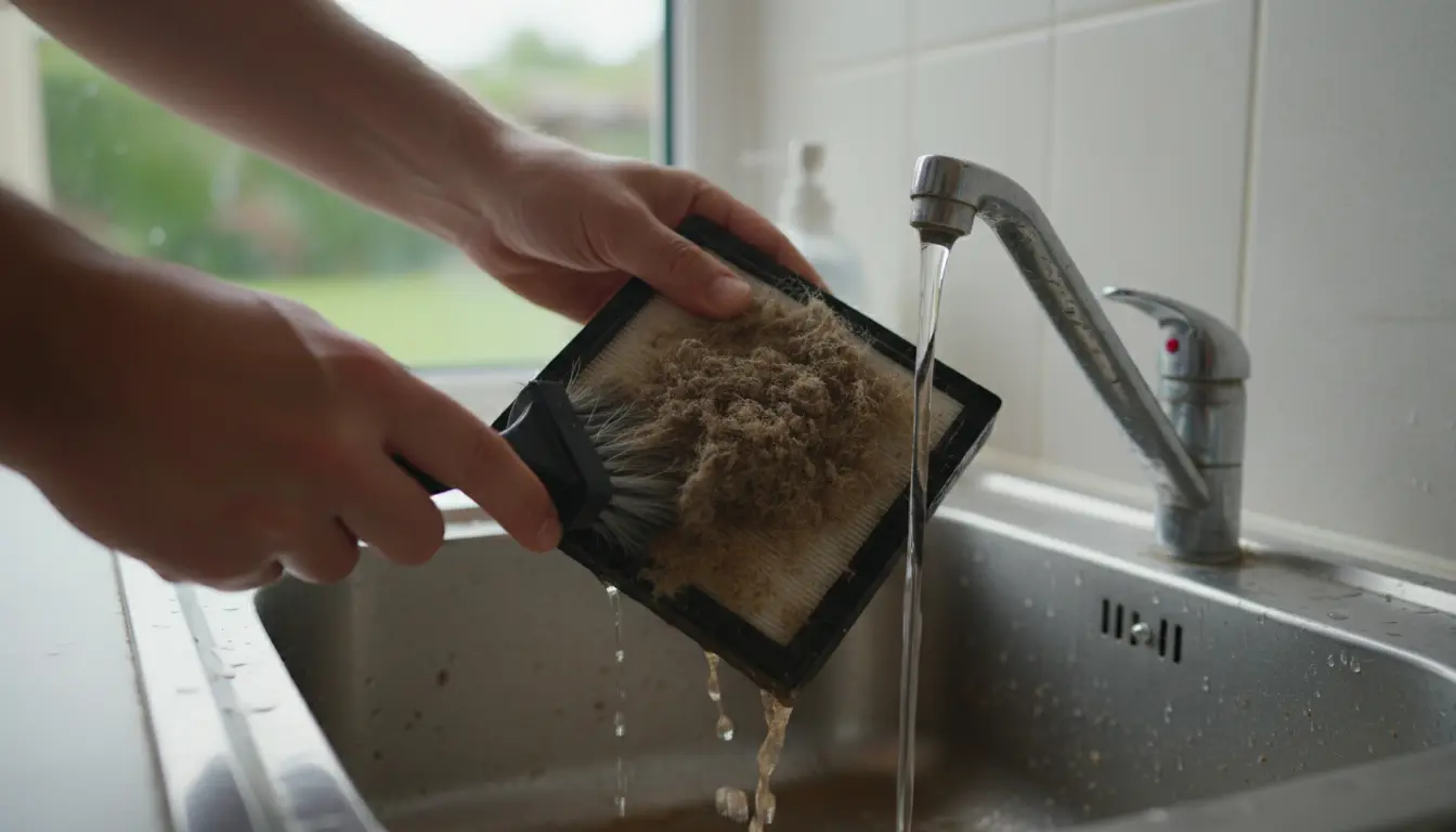 samsung hepa filter reinigen