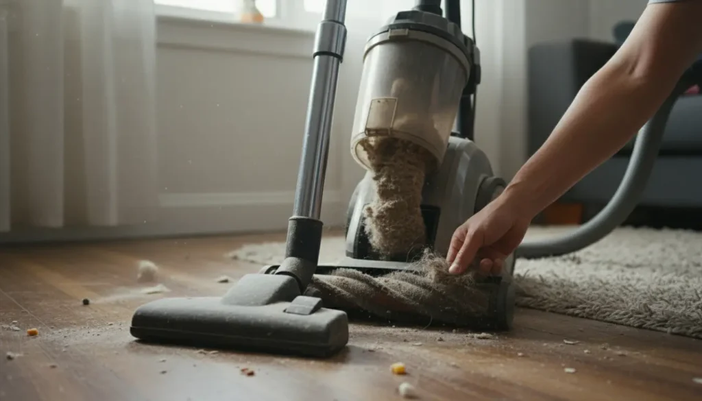 zuigkracht stofzuiger neemt af