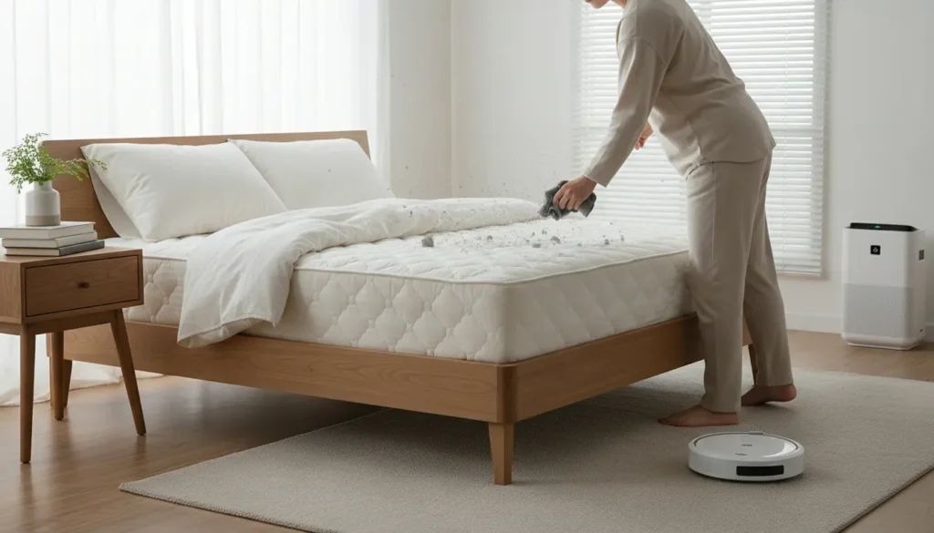 stof in slaapkamer verminderen