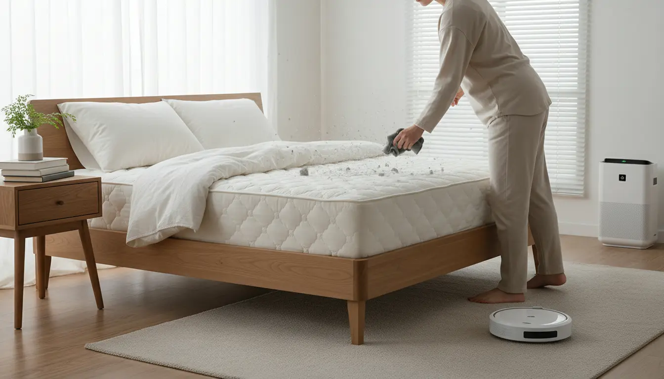 stof in slaapkamer verminderen