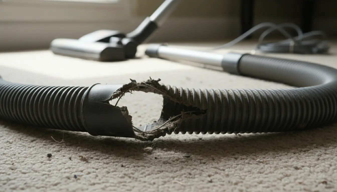 stofzuiger slang kapot