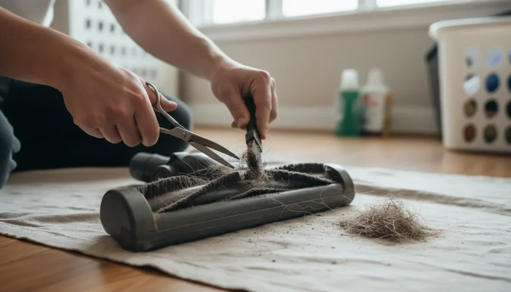 stofzuigermond schoonmaken