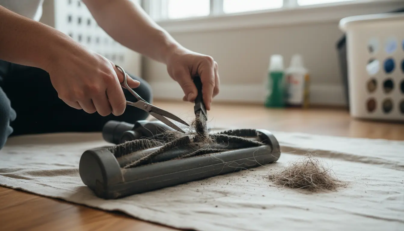 stofzuigermond schoonmaken