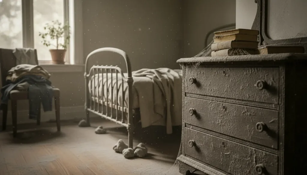 waarom is mijn kamer zo stoffig