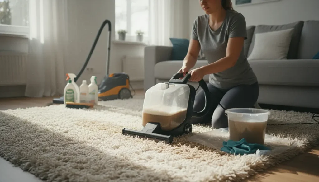 hoe hoogpolig tapijt reinigen