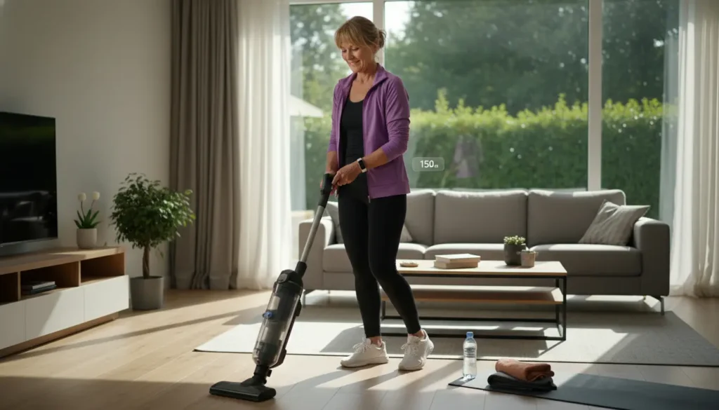 hoeveel calorieën verbrand je met stofzuigen